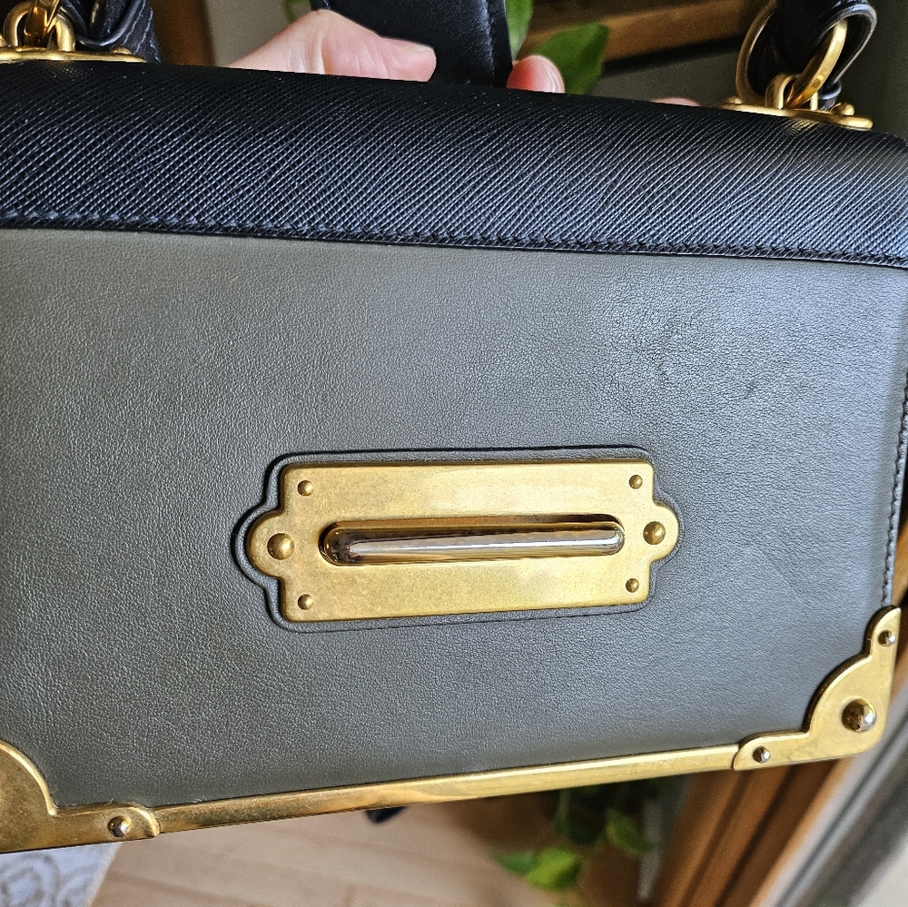 *LAST CHANCE* Prada Olive Cahier Bag - Picture 5 of 13